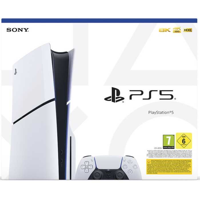 Consola Sony PlayStation 5 Slim 1TB Standard Branca