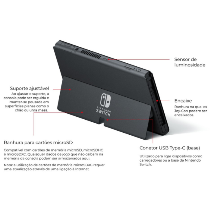 Nintendo Switch OLED 64GB Branca