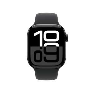 Apple Watch Series 10 GPS 46mm Alumínio Preto - S/M