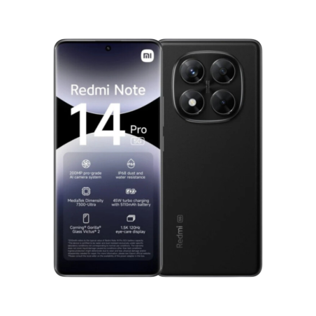 Xiaomi Redmi Note 14 Pro 5G 8GB/256GB Preto