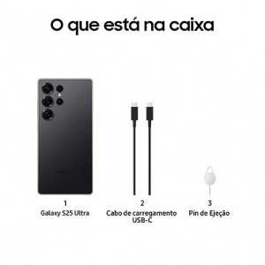 Samsung Galaxy S25 Ultra 5G 12GB/256GB Preto Titânio