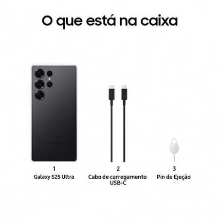 Samsung Galaxy S25 Ultra 5G 12GB/256GB Preto Titânio