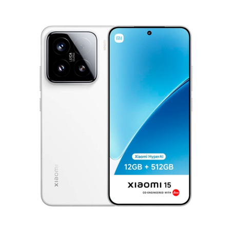Xiaomi 15 5G 6.36" Dual SIM 12GB/512GB Branco Xiaomi 15 5G 6.36" Dual SIM 12GB/512GB Branco