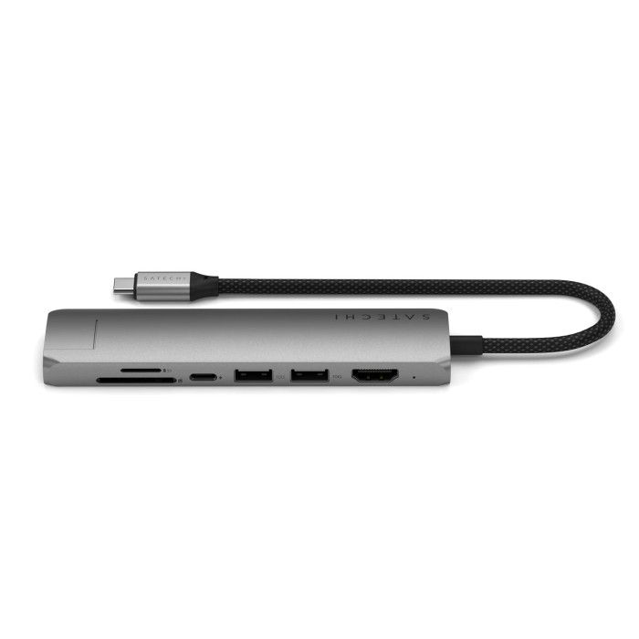 Satechi - USB-C Slim Multiport Adapter 7in1 Space grey
