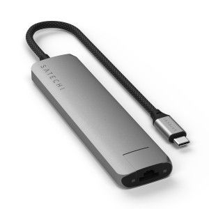 Satechi - USB-C Slim Multiport Adapter 7in1 Space grey