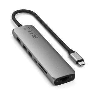 Satechi - USB-C Slim Multiport Adapter 7in1 Space grey