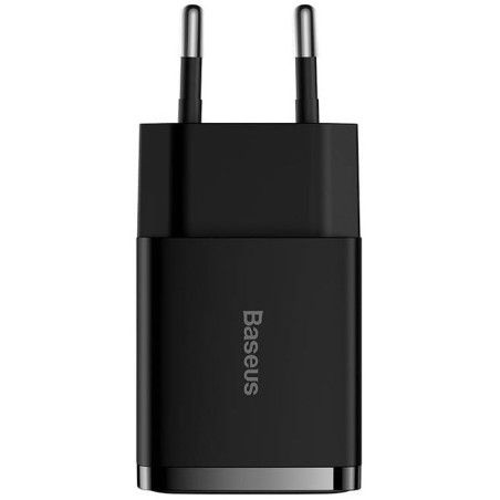 Baseus Carregador Compacto 2U 10,5W EU Preto