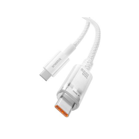 Baseus Cabo USB-C Explorer Series PD 100W 2M Branco