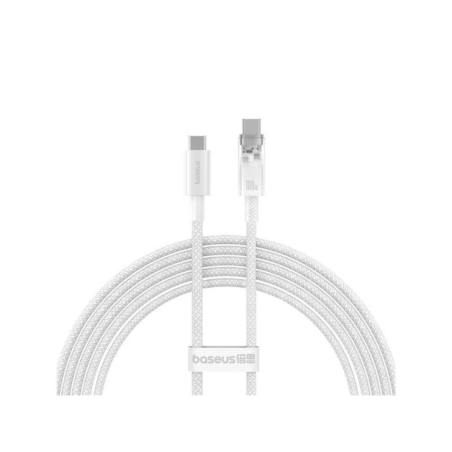 Baseus Cabo USB-C Explorer Series PD 100W 2M Branco