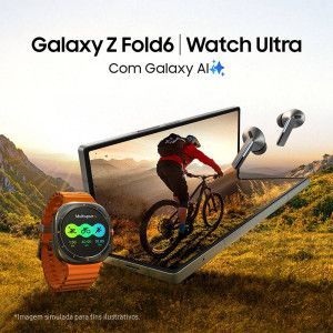 Samsung Smartwatch Galaxy Watch Ultra AMOLED 47mm LTE ( Cinzento Titanio/Laranja ) - SM-L705FDAAEUE