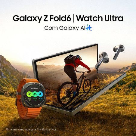 Samsung Smartwatch Galaxy Watch Ultra AMOLED 47mm LTE ( Cinzento Titanio/Laranja ) - SM-L705FDAAEUE