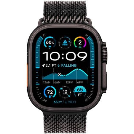 Apple Watch Ultra 2 GPS + Cellular 49mm Preto c/ Bracelete Milanesa - M