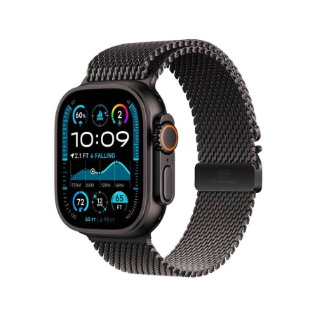 Apple Watch Ultra 2 GPS + Cellular 49mm Preto c/ Bracelete Milanesa - L