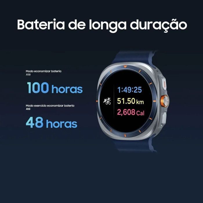 Samsung Galaxy Watch Ultra (2025) 47mm LTE Branco Titânio