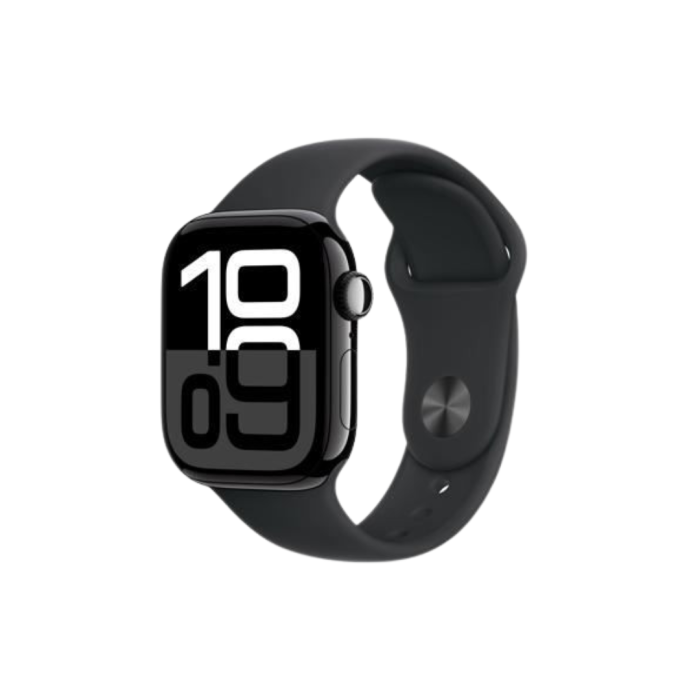 Apple Watch Series 10 GPS 42mm Alumínio Jet Black - S/M