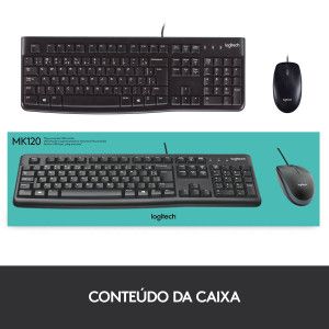 Pack Teclado + Rato Logitech MK120