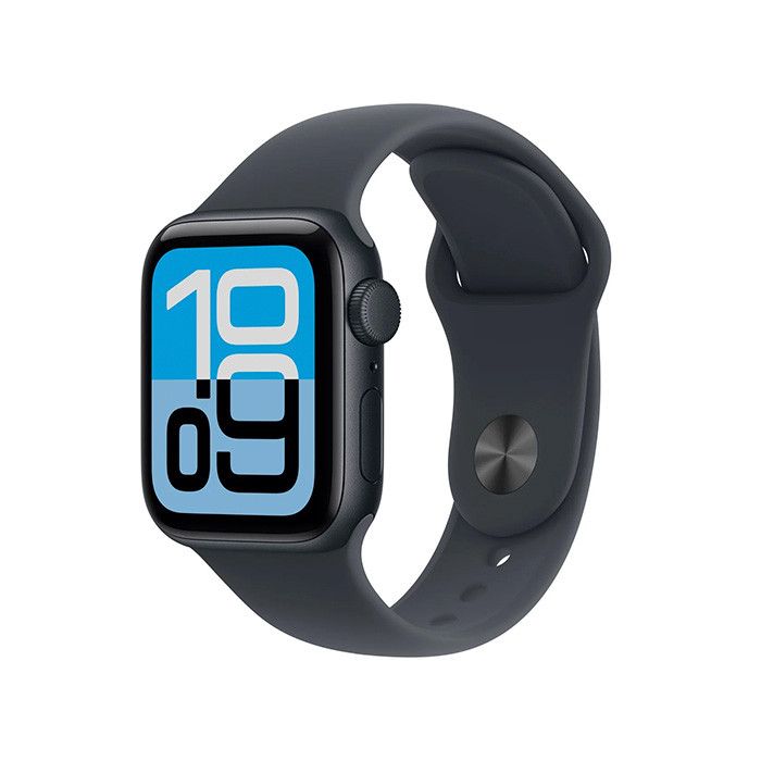 Apple Watch SE 3 GPS 44mm Preto c/ Bracelete Desportiva - M/L