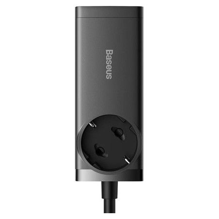 Carregador Baseus GaN3 Pro Fast Charger 100W Dual USB-C/USB-A Preto + Tomada AC