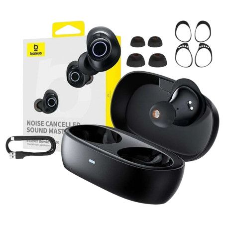 Auriculares True Wireless Baseus Bowie MA20 Preto Auriculares True Wireless Baseus Bowie MA20 Preto