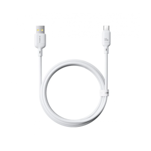 Cabo USB p/ Type-C Silky Series Fast Charging 100W Baseus Branco - 1M