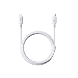 Cabo Type-C p/ Type-C Silky Series Fast Charging 100W Baseus Branco - 1M