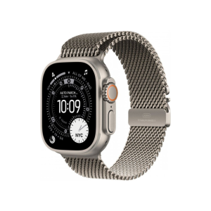 Apple Watch Ultra 3 GPS + Cellular 49mm Natural c/ Bracelete Loop Milanesa - S