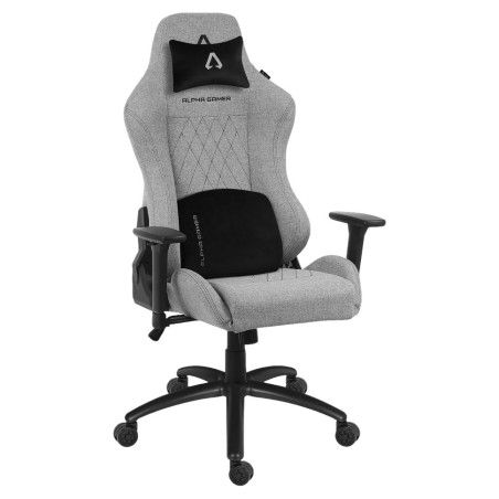 Cadeira Gaming Alpha Gamer Gaia Fabric Cinza V2