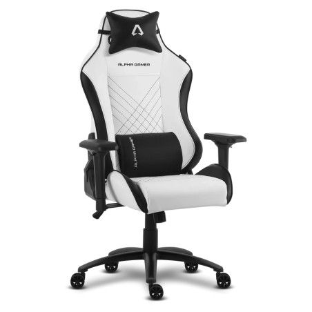 Cadeira Gaming Alpha Gamer Nysa Branca/Preta