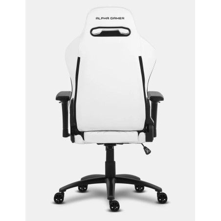 Cadeira Gaming Alpha Gamer Nysa Branca/Preta