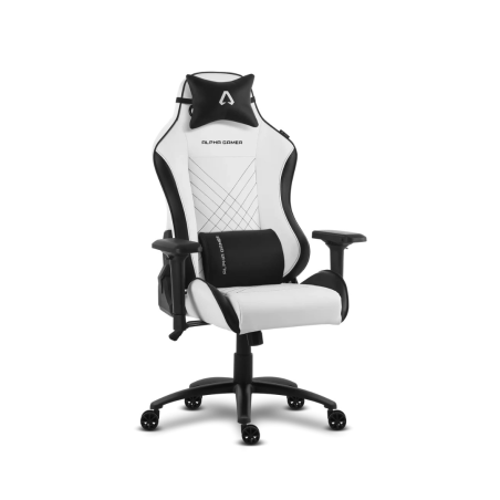Cadeira Gaming Alpha Gamer Nysa Branca/Preta