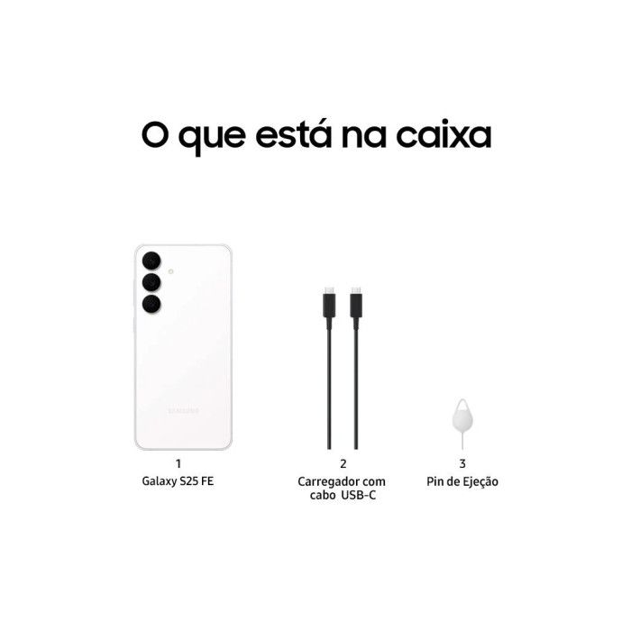 Samsung Galaxy S25 FE 5G Dual SIM 8GB/256GB Branco
