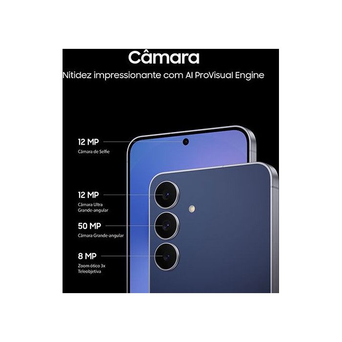 Samsung Galaxy S25 FE 5G Dual SIM 8GB/256GB Preto