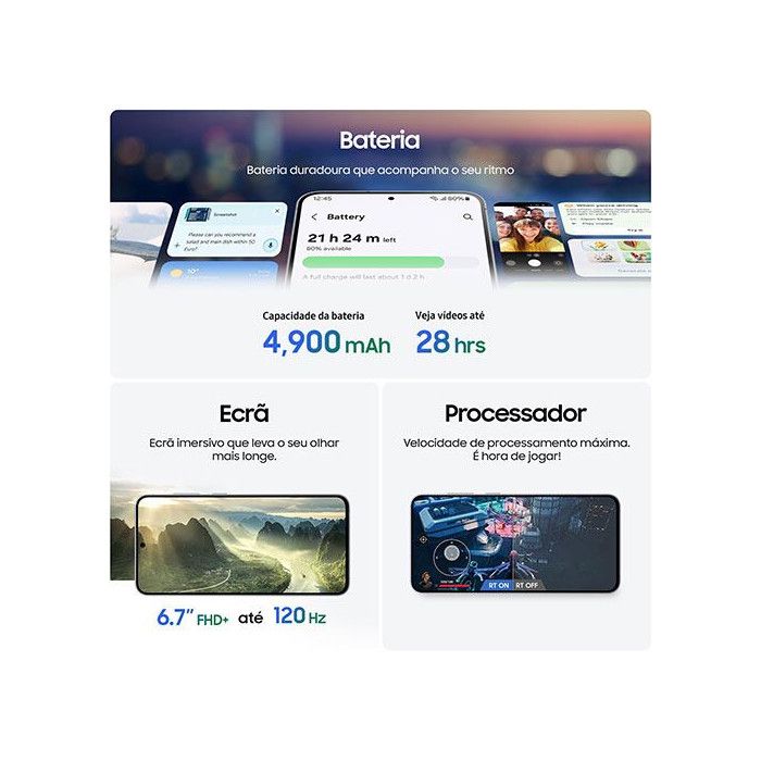 Samsung Galaxy S25 FE 5G Dual SIM 8GB/256GB Preto