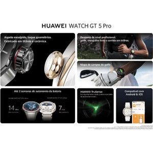 Huawei Watch GT 5 Pro 46mm Preto
