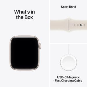Apple Watch SE 3 GPS 44mm Luz das Estrelas c/ Bracelete Desportiva S/M