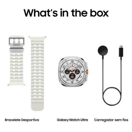 Samsung Galaxy Watch Ultra 47mm LTE Branco (Grade A++) - Seminovo
