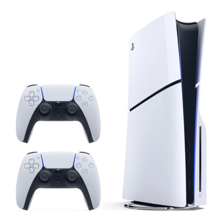 Sony PlayStation 5 Slim Standard Edition 1TB SSD + 2 Comando Dualsense
