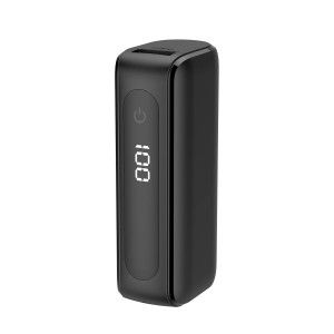 Powerbank Rixus Ecrã Digital 5000mah Preto
