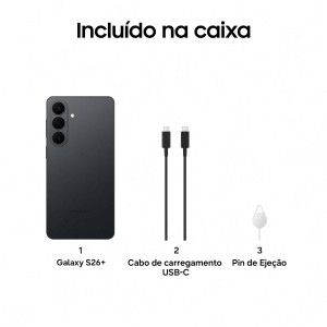Samsung Galaxy S26+ (Plus) 5G 12GB/512GB Preto