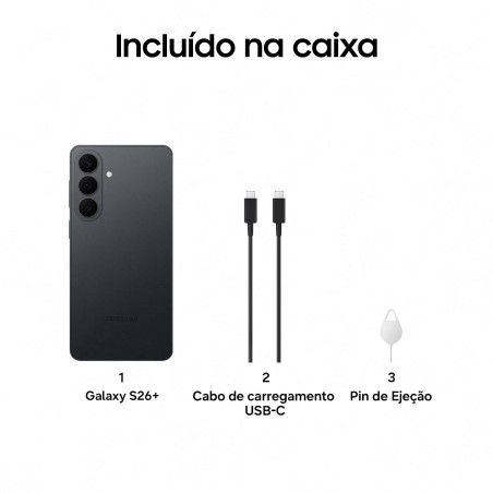 Samsung Galaxy S26+ (Plus) 5G 12GB/512GB Preto