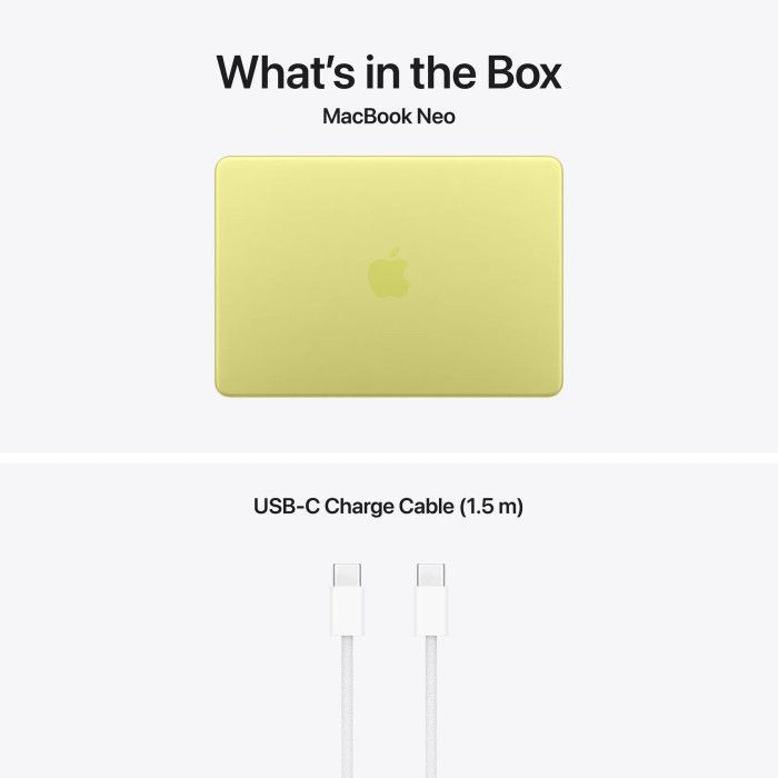 Apple MacBook Neo 13" A18 Pro 8GB 256GB SSD CPU 6/GPU 5 Amarelo