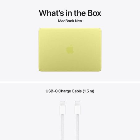 Apple MacBook Neo 13" A18 Pro 8GB 256GB SSD CPU 6/GPU 5 Amarelo