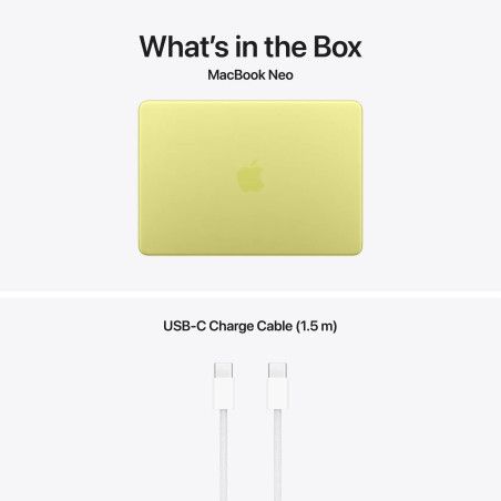 Apple MacBook Neo 13" A18 Pro 8GB 512GB SSD CPU 6/GPU 5 Amarelo