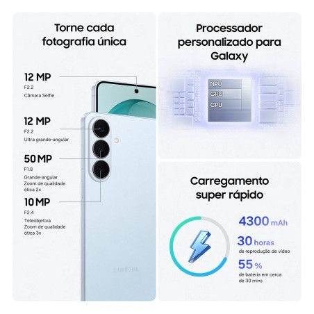 Samsung Galaxy S26 5G 12GB/512GB Preto