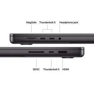 Apple MacBook Pro 16" M5 Pro 18-core CPU 20-core GPU 48GB 1TB SSD Preto Sideral