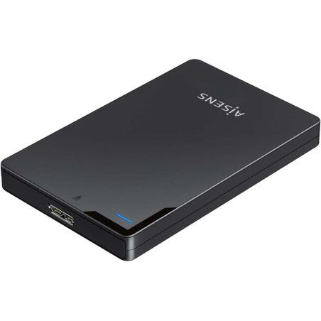 Caixa externa AISENS para disco rígido 2,5" USB - Preto