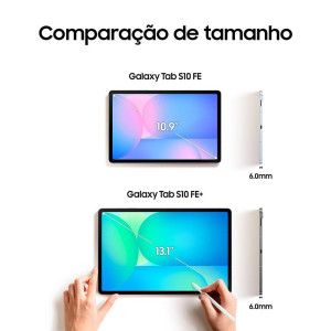 Samsung Galaxy Tab S10 FE+ 13.1" 12GB/256GB Wi-Fi Prateado
