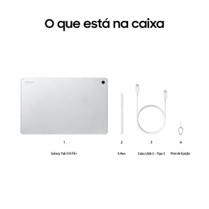 Samsung Galaxy Tab S10 FE+ 13.1" 12GB/256GB Wi-Fi Prateado