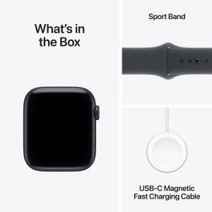 Apple Watch SE 3 GPS + Cellular 44mm Preto c/ Bracelete Desportiva - S/M