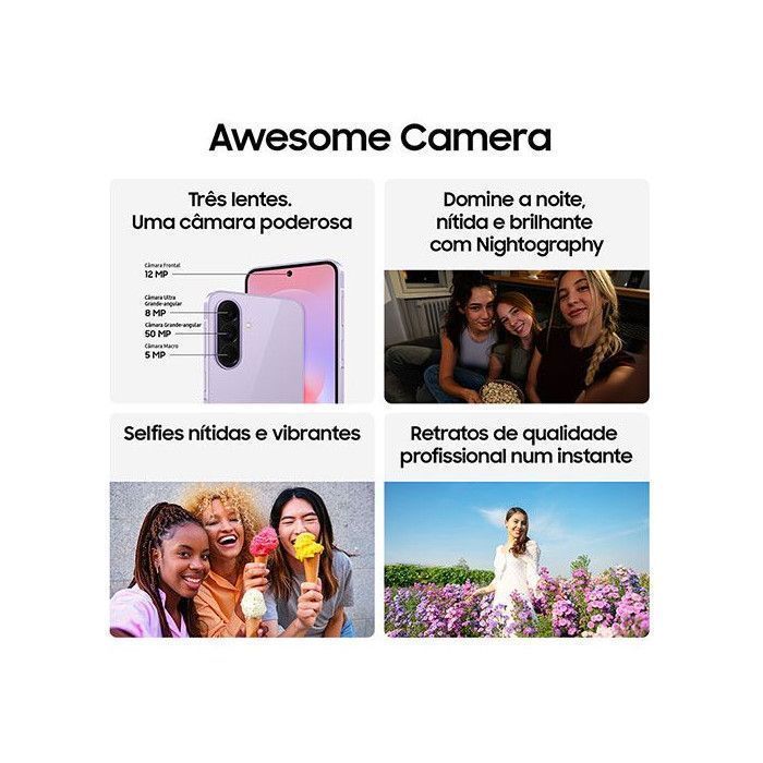 Samsung Galaxy A37 5G 6.7" Dual SIM 8GB/256GB Violeta